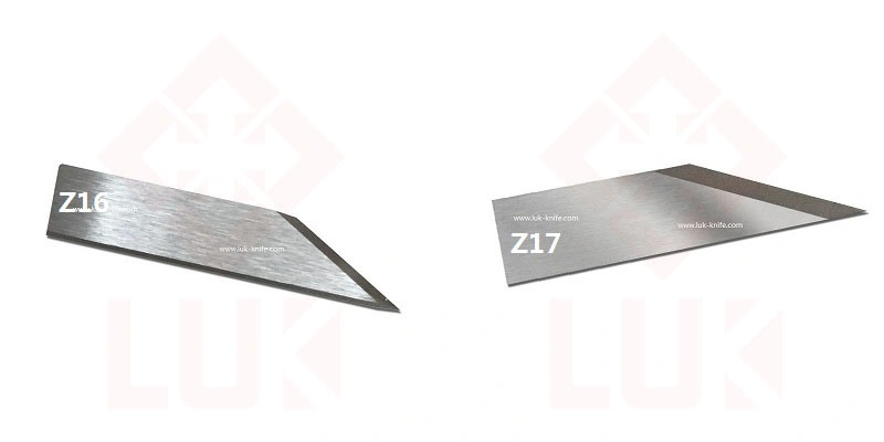 Zund Z16 Z17 Tungsten Carbide السكاكين تذبذب Zund Machine Blade