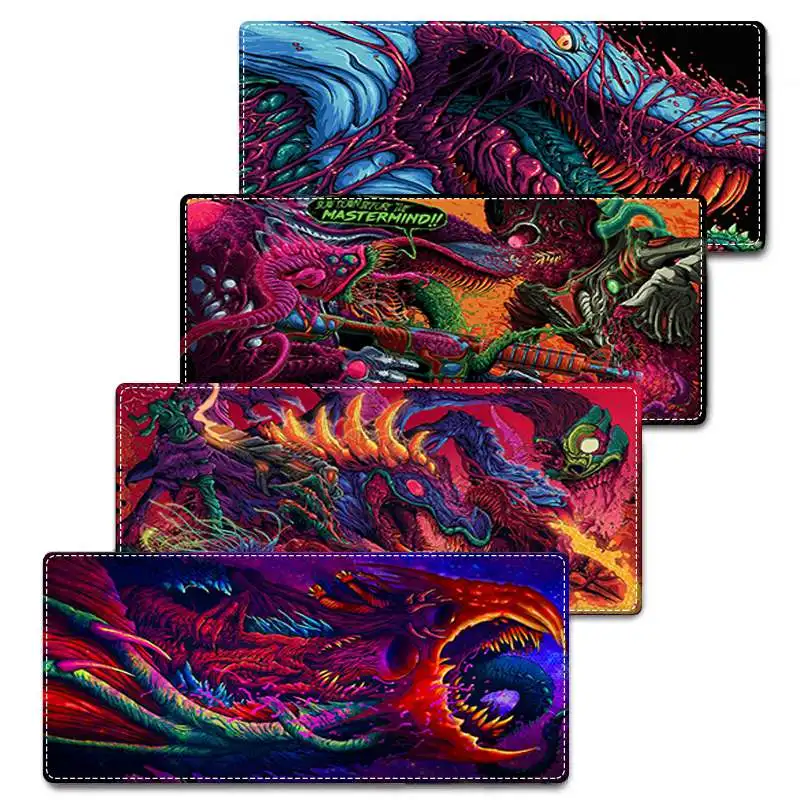 Game 900X400mm Hyper Beast XL Large Locking Edge Gaming Mouse Pad CS Go Keyboard Rubber Mousepad Wrist Rest Table Computer Mat