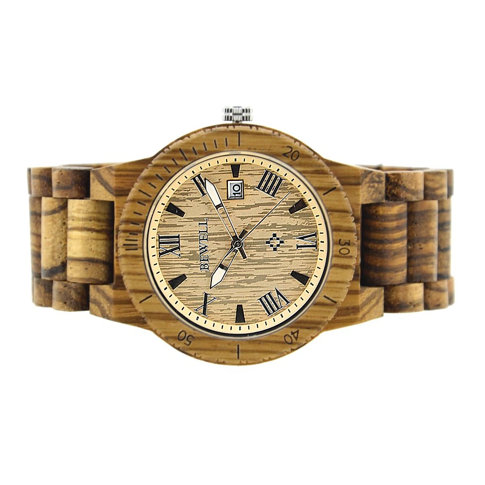 Eco friendly mejor la naturaleza de alta calidad relojes de madera para hombres