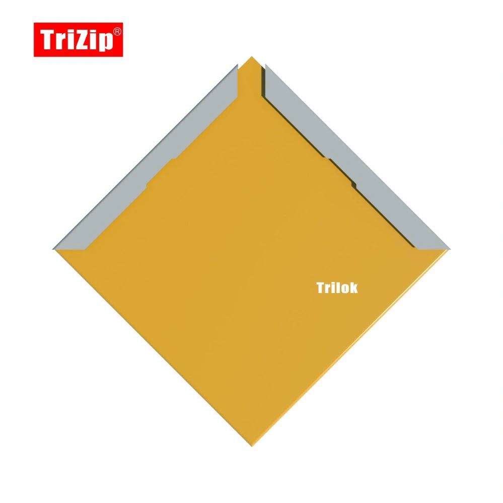 Trilok Metal Interlocking Roofing, Wall Cladding, Facade Square Shingle Tile - Td191