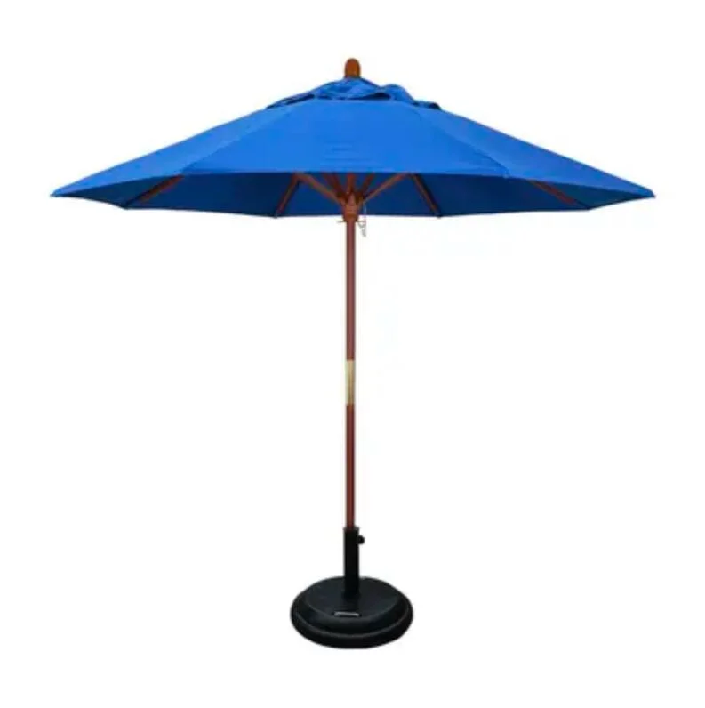 Wood Beach Umbrella with Various Style Available