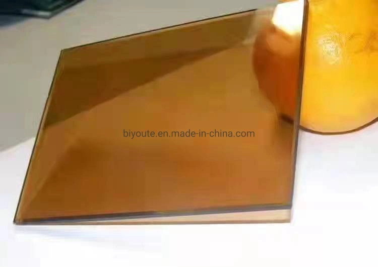 Coloured Tinted Glass Modern Decorative Interior Large Wall Mirror Glass