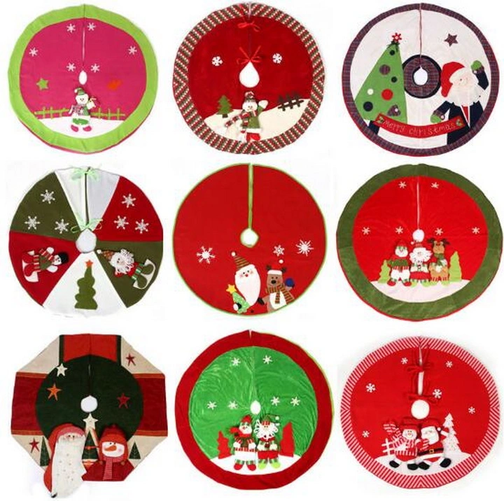 A Variety of Optional Christmas Decorations Tree Skirts