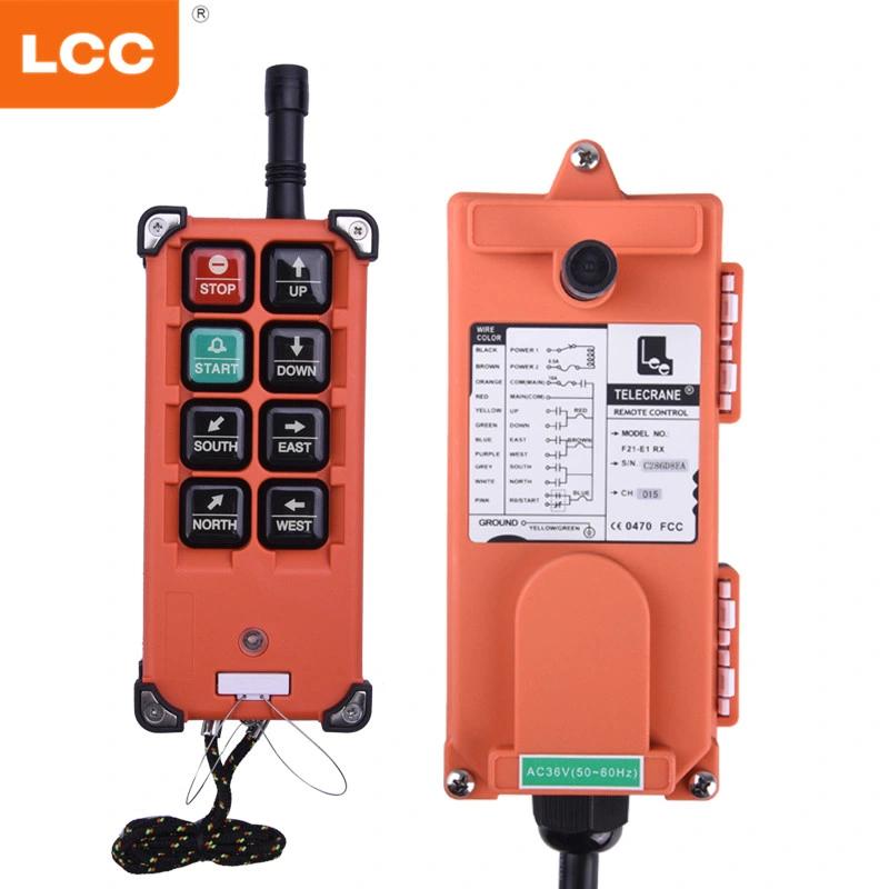 F21-E1b Double Transmitter Truck Wireless Remote Control Winch Electric Hoist Station