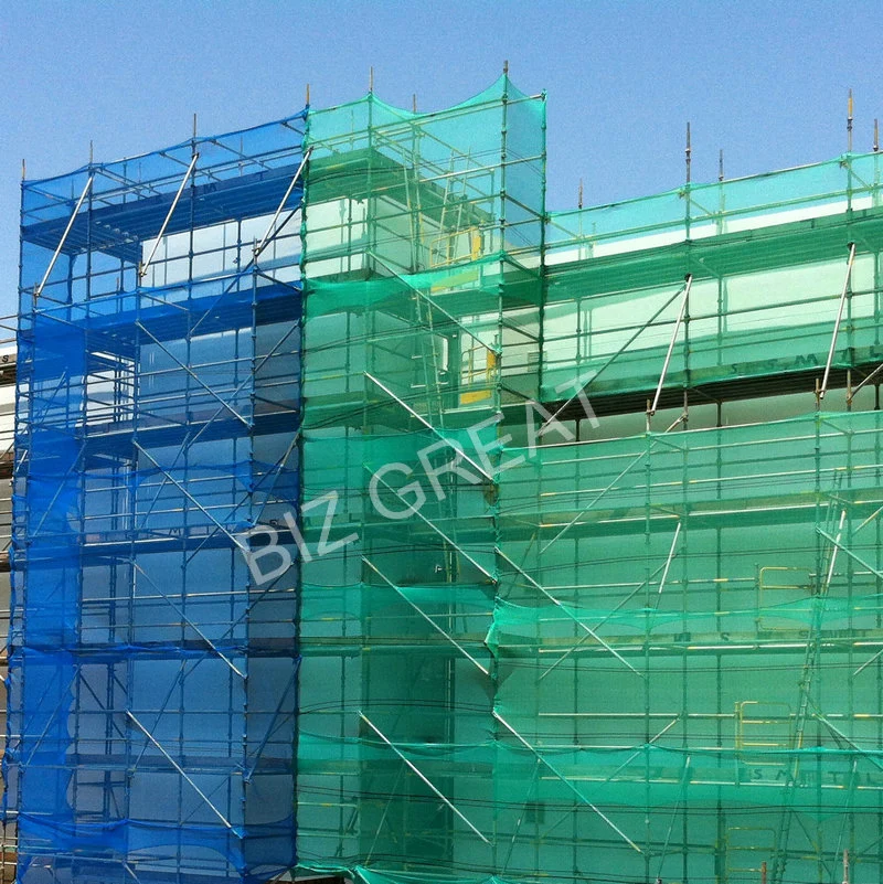 Blue or Green Scaffold Mesh Net in Roll