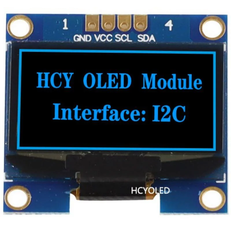 High quality/High cost performance  1.3-Inch 128X64 Pixel White Micro OLED Panel OLED Display I2c-Interface