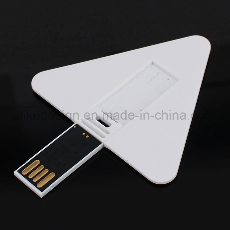 Promotional Triangle Card USB Flash Drive Customized Logo USB Pen Drive 2GB 4GB 8GB