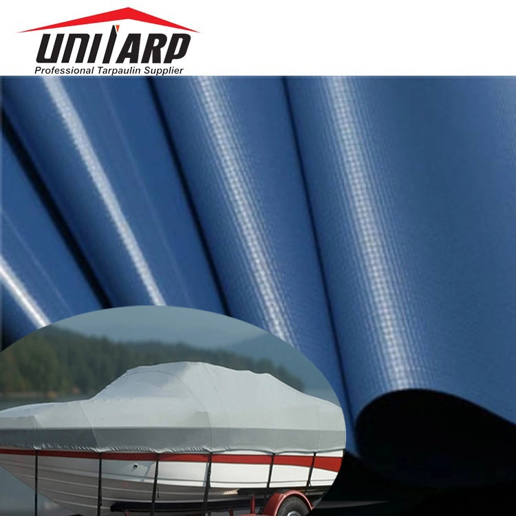 1000d*1300d Surface Treatment PVC Coated Tarpaulins Woven Textiles for Boat Covers.