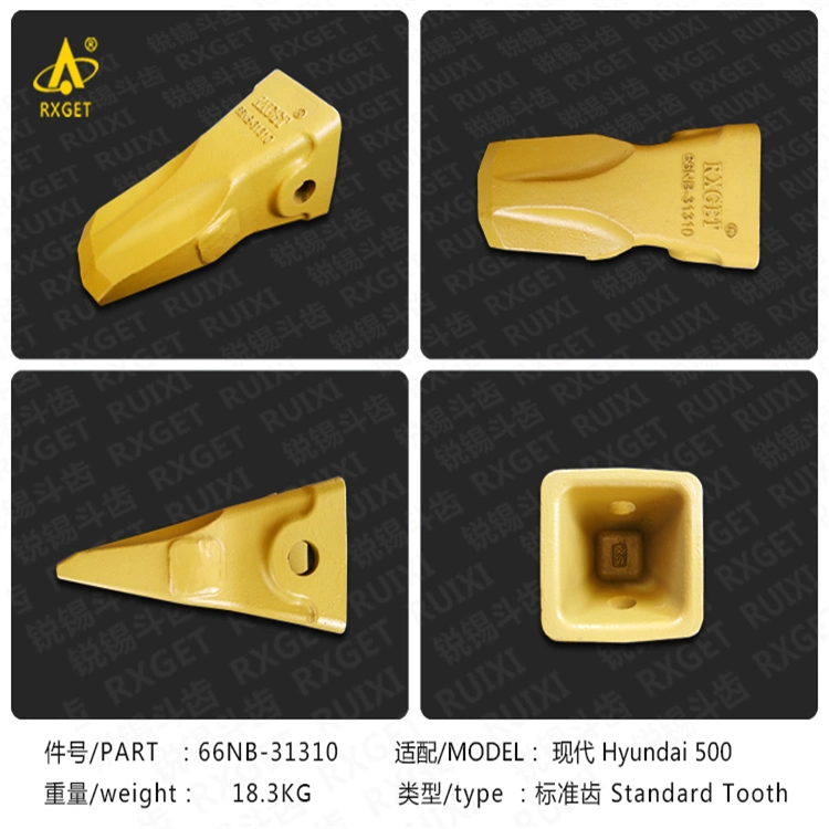 66nb-31320 Hyundai R500 Series Bucket Adapter, Construction Machine Spare Parts, Excavator and Loader Bucket Tooth and Adapter