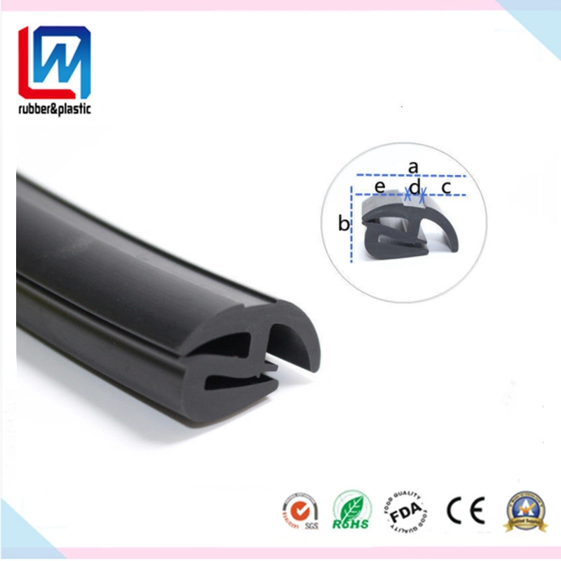 EPDM PVC Rubber Extrusion Seal Rubber Sealing Strip for Car Window and Door