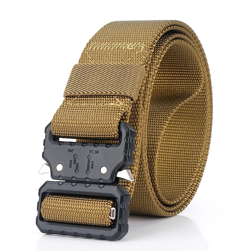 Cinto de rede em nylon personalizado ajustável Man Combat Duty para exterior