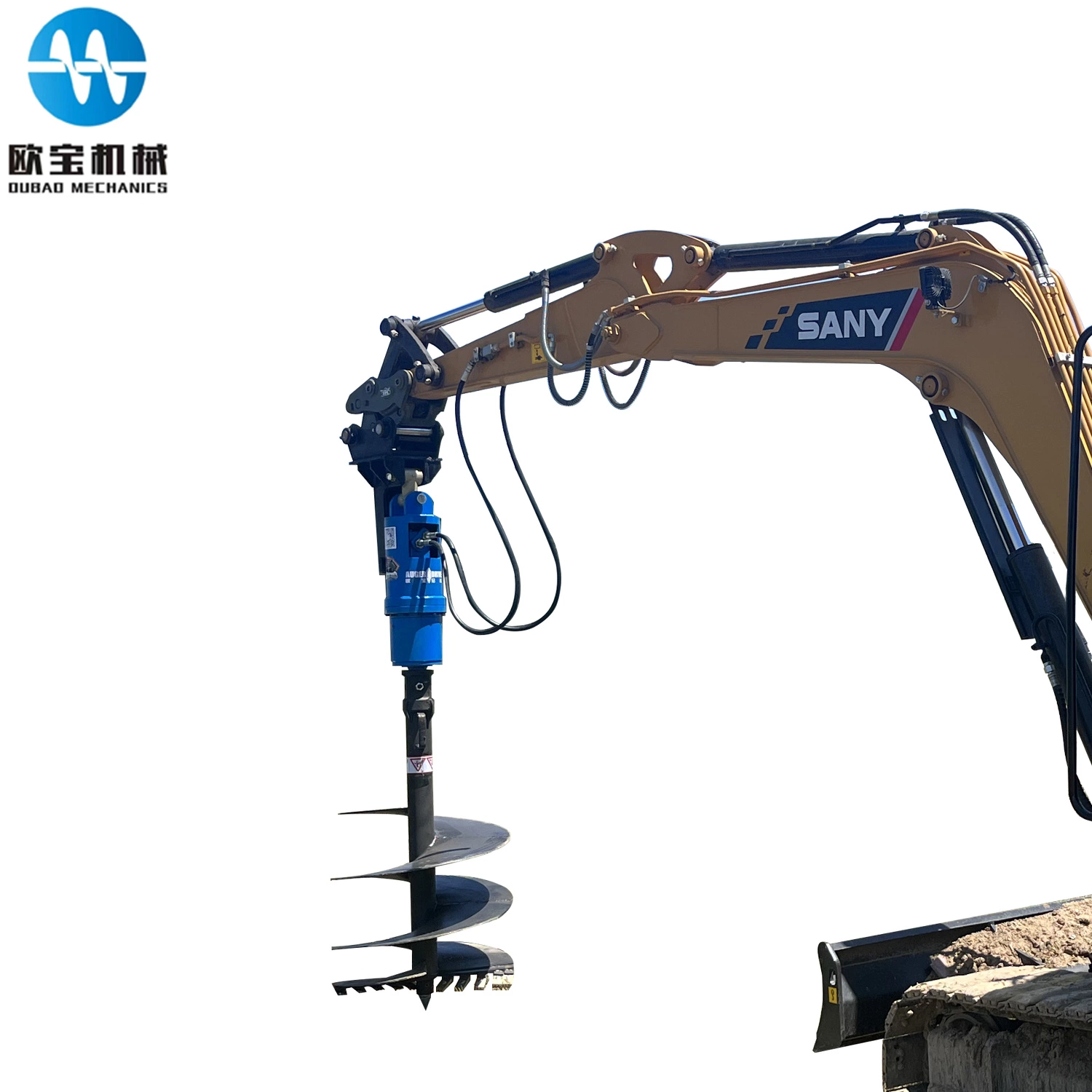 2023 Excavator Attachment Hydraulic Earth Auger Drill with Reduction Gearbox for Sale