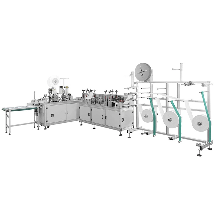 Fully Automatic Mask Making Machine 3 Ply Nonwoven Fabric Disposable Medical Facemask Facial Surgical Face Mask Machine