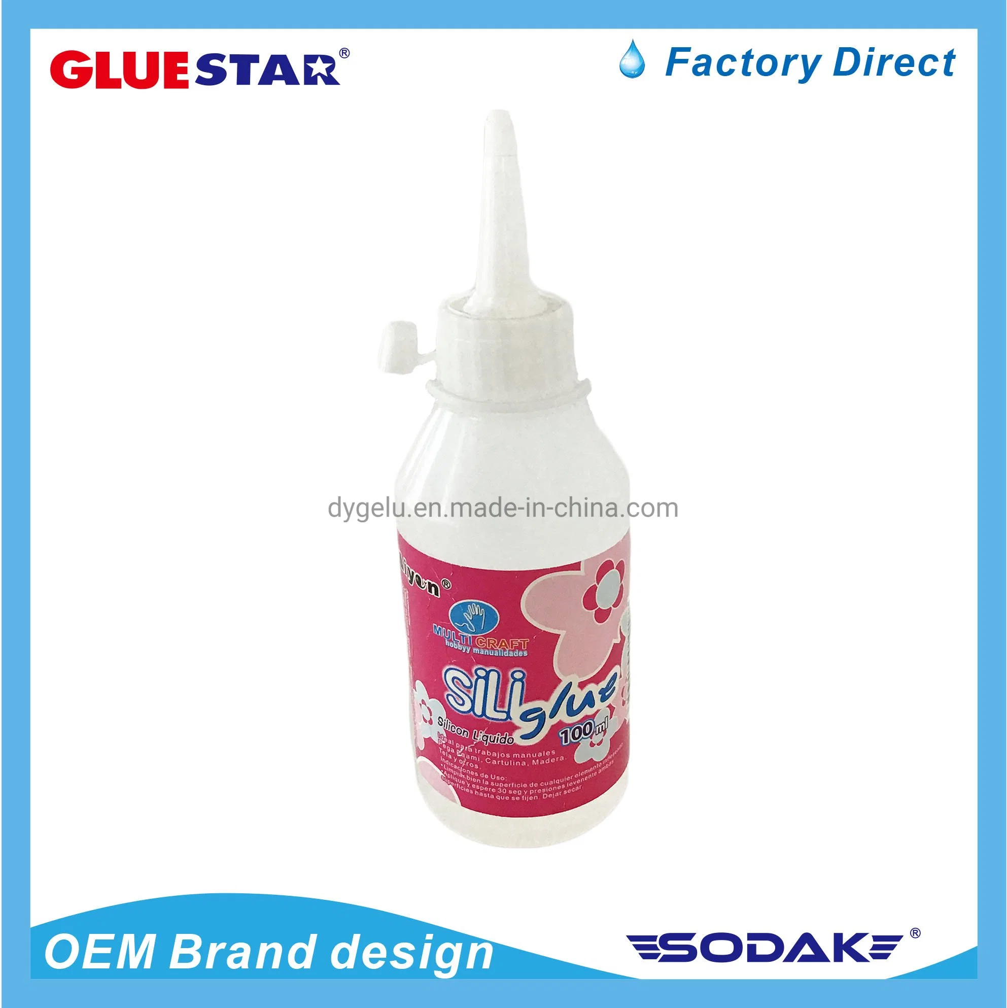 100ml Alcohol Glue Non-Woven Fabric Handmade Transparent Soft Kids DIY Photo Super Glue