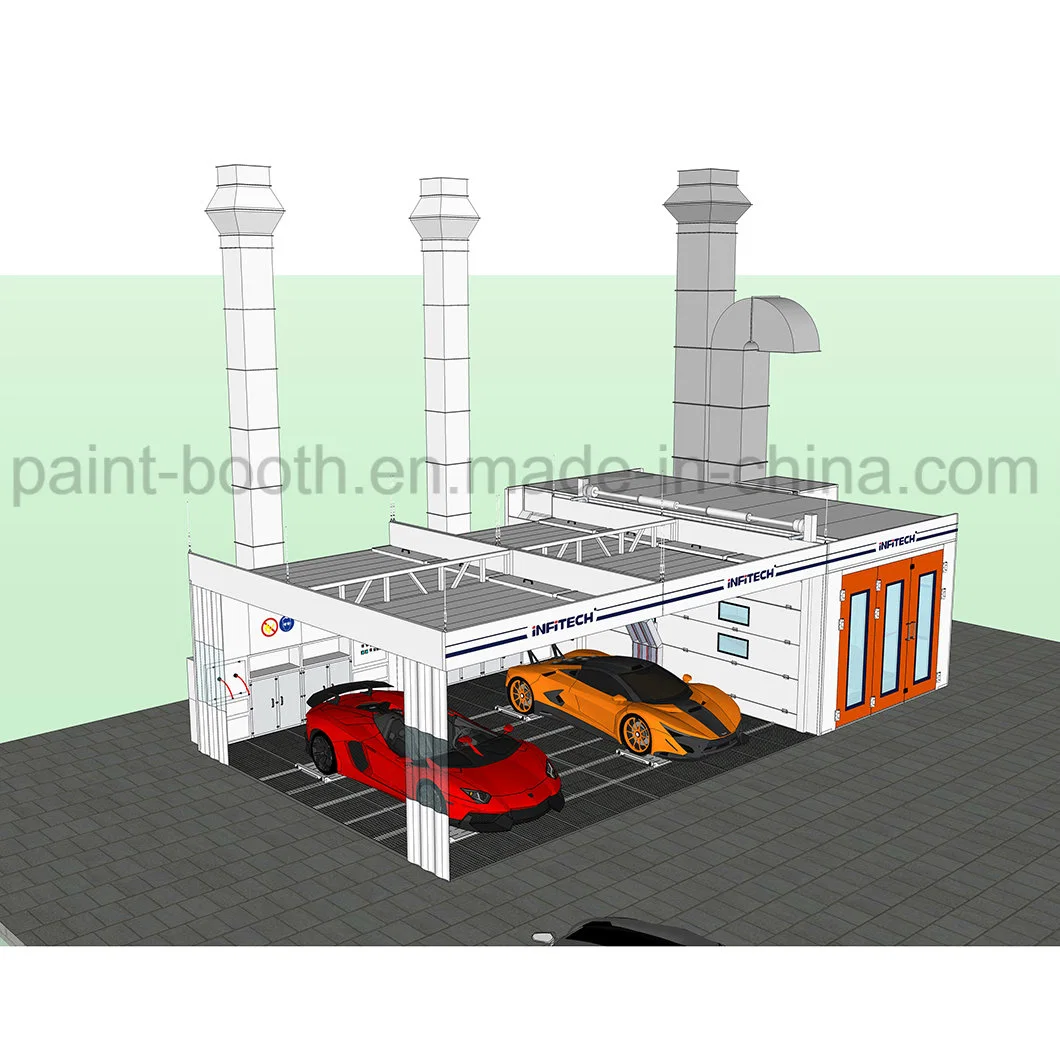 It-Prep-Sp-2 Automotive Tools/Garage Equipment/Spray Booth with Car Jack for Auto Refinish