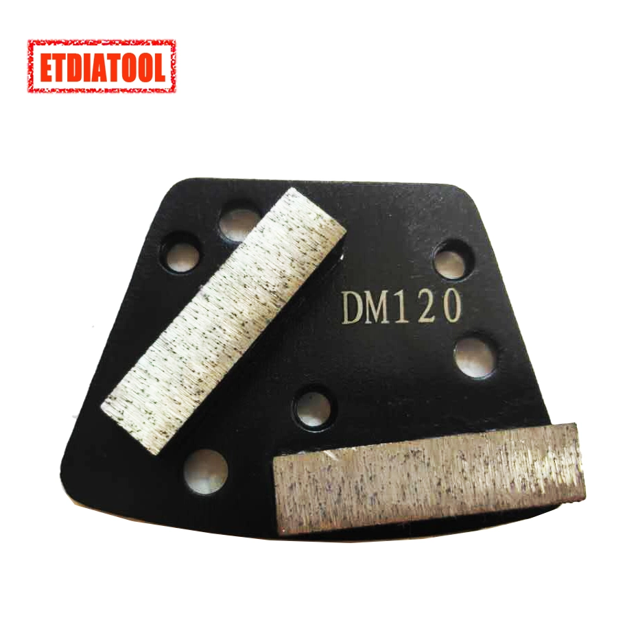 Grit 120# M6 Concrete Diamond Grinding Shoes - Premium Quality