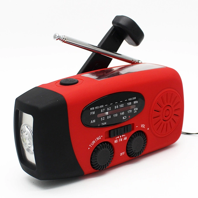 Outdoor-Notruffunk, NOAA WB am FM Solor Radio, Hand Kurzwelle Radio, Werbegeschenk Outdoot Radio