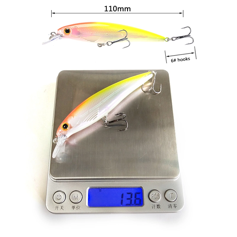 11cm 13.5g High quality/High cost performance  Hard Bait Saltwater Freshwater Fishing Minnow Lure