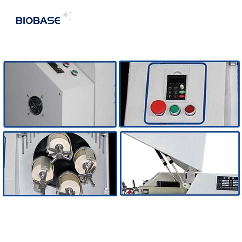 Biobase Vertical Planetary Ball Mill with 0.1um Minimum Granularity Grinding Equipment