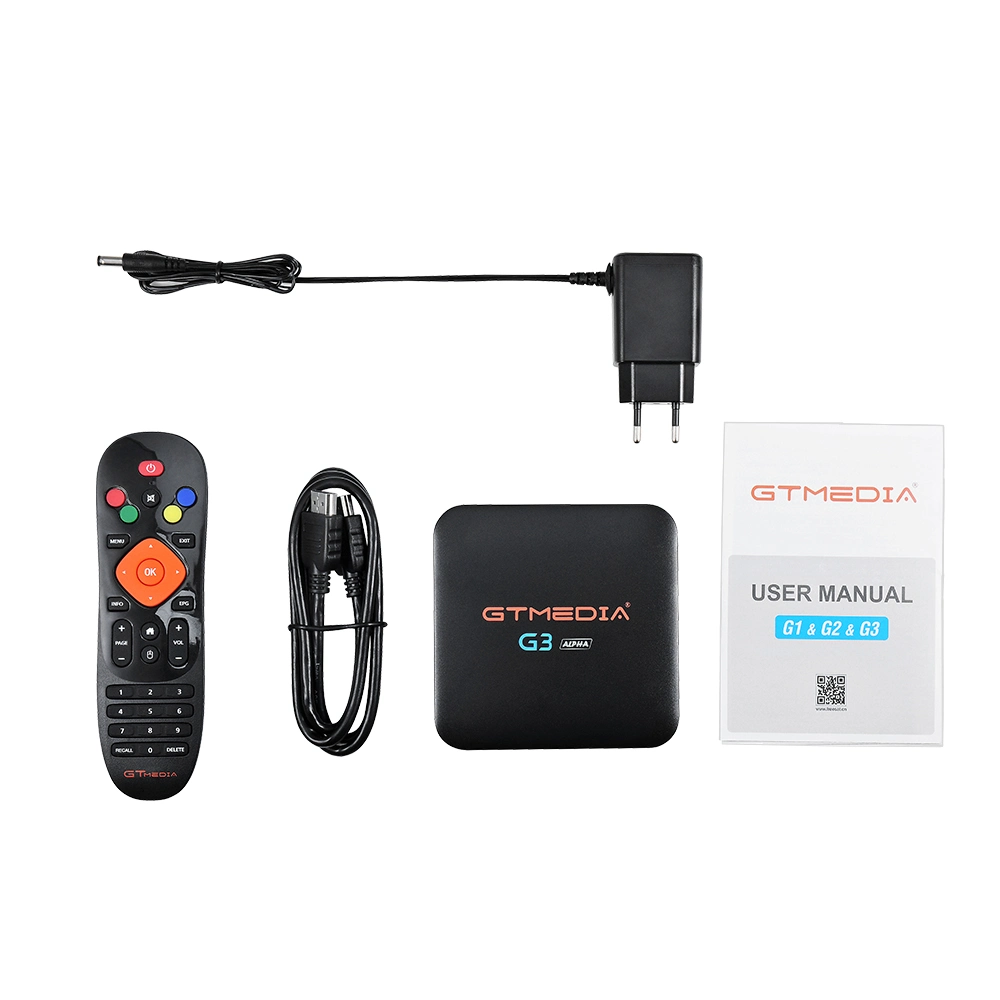 with Full European IPTV Channels Gtmedia G3 Android TV Box 2GB 16GB Quad Core 1080P H. 265 4K Youtube Netflix Media Player Set Top Box Subtv IPTV Box