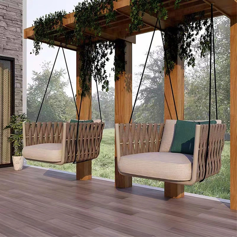 Modern Rope Outdoor Garden Furniture Chair Swing