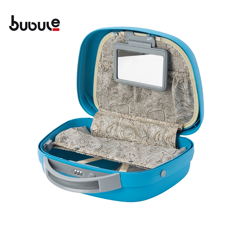 Bubule 14" Custom PP Portable Travel Cosmetic Box Women Makeup Case (BC01)