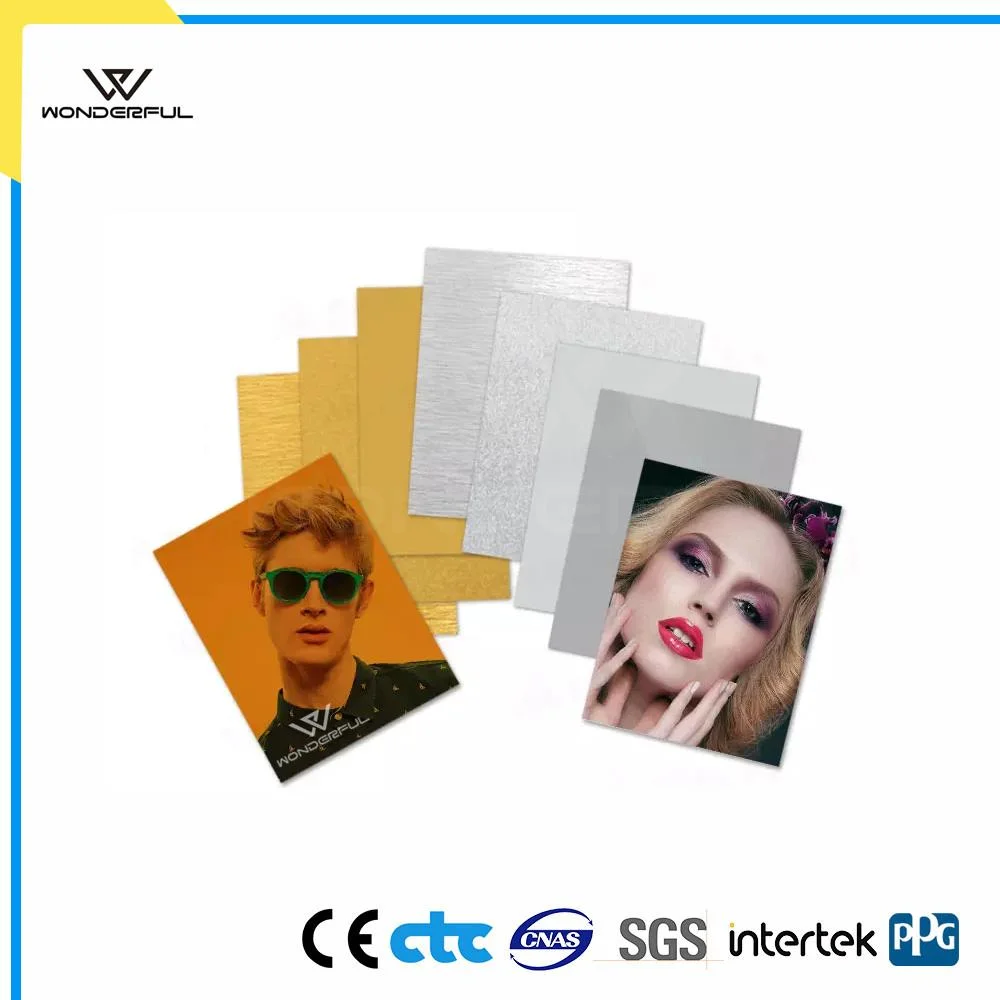 Single or Double Sided Coated Sublimation Aluminum Sheet with Fadeless Heat Press Printing