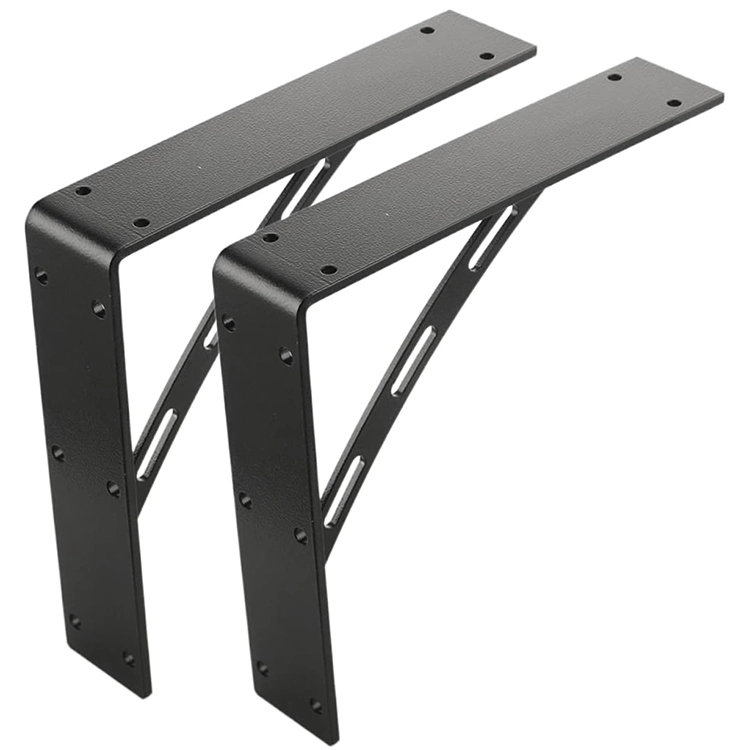 Jh-Mech Set of Two Countertop Support Bracket Metal Fireplace Brackets