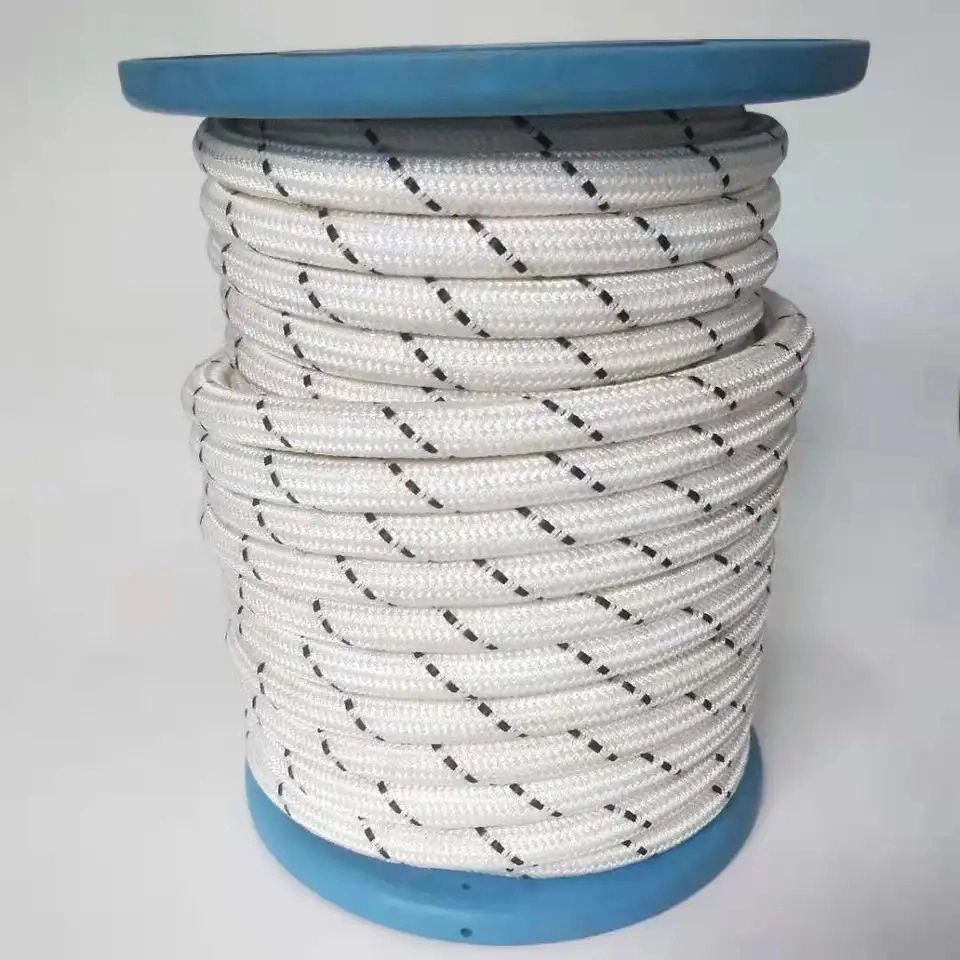 High-Strength 8mm Kernmantle Towing Climbing Rescue Float Soft Flat UHMWPE Rope