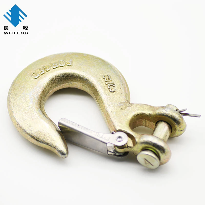 OEM Custom Size Lifting Sling Hooks 3/8 Inch Clevis Slip Hook 18, 000 Lb Capacity