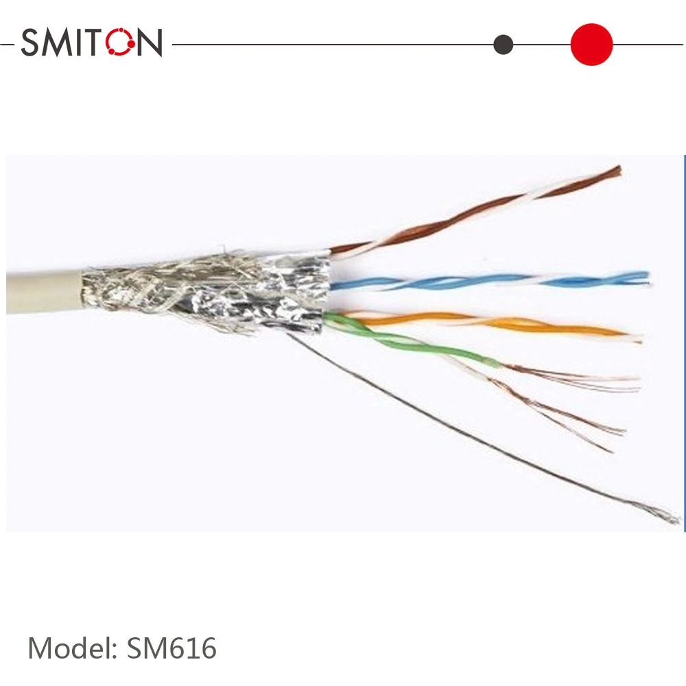 24 AWG de cobre SFTP Cat5 Cat5e de 305m de cable de red LAN