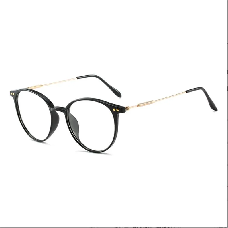 Bloc de blocage de lumière bleu Uni avec cadre TR90 noir ultra-clair Lunettes