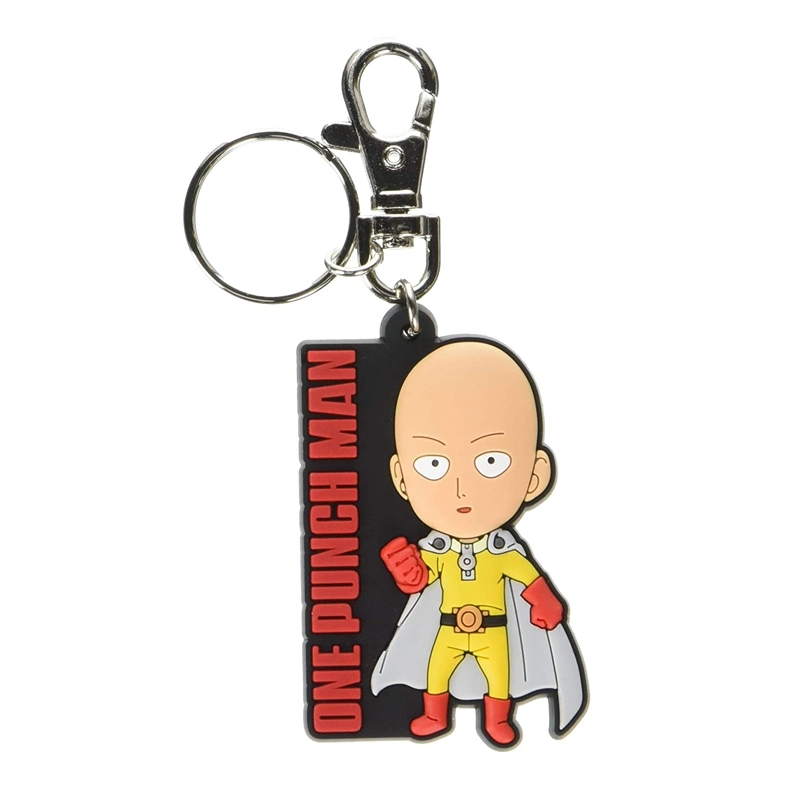 Customized Logo Cartoon Characters Anime Soft Touch PVC Key Ring Key Accessories