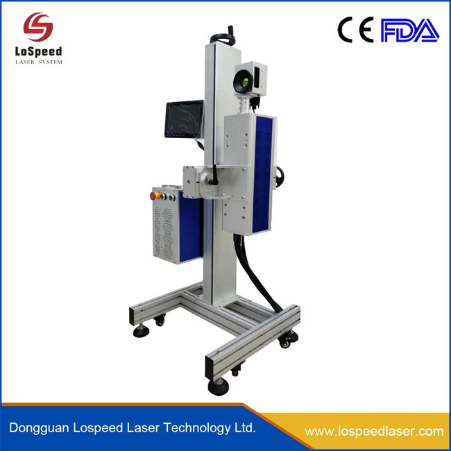 Dongguan Flight Laser Code Jet Machine Dynamic Qr Code Production Line Code Machine CO2 Laser Marking Machine Factory