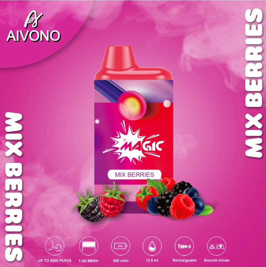 Original Aivono	más nuevos 15 sabores Cigarette Bar de cigarrillos electrónicos Plus XXL VAPE Pen AIM Magic 650 Ma Rechange 12 ml Barra de cigarrillos electrónicos más VAPE XXL