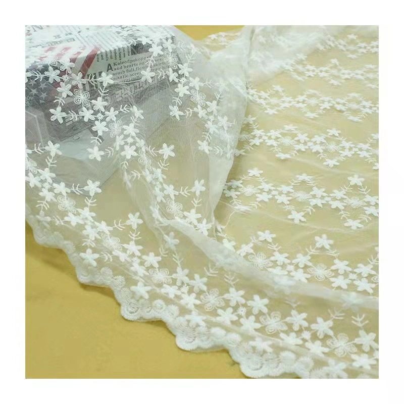 Water Soluble Web Lace Fabric Embroidery Lace for Wedding Dress Lady Garment