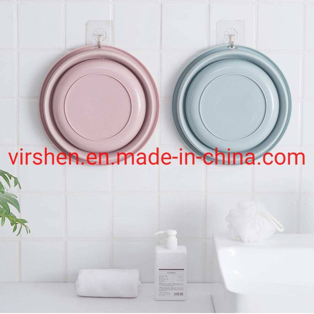 High Quality Durable Square Shaped Collapsible Silicone Folding Washing Bowl Basin