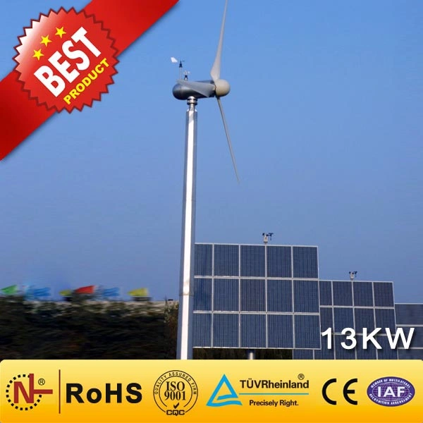 10kw+3kw Hybrid Wind Power Generator and Solar Power System (13KW) Wind Power and Solar Hybrid System Small Home Power