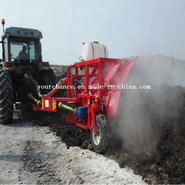 Suministro de la Originales de fábrica Zfq350 el ancho de 3,5 millones de compost de estiércol camellón Turner fertilizante orgánico que hace la máquina con la norma ISO certificado CE co