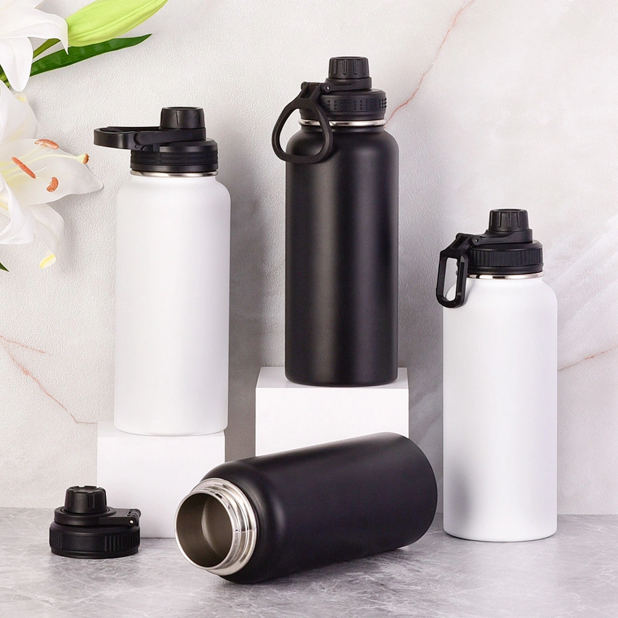 32oz 950ml Water Bottles School Canteen 304 Wide Mouth Double Wall Steel Stainless Flasks for Women