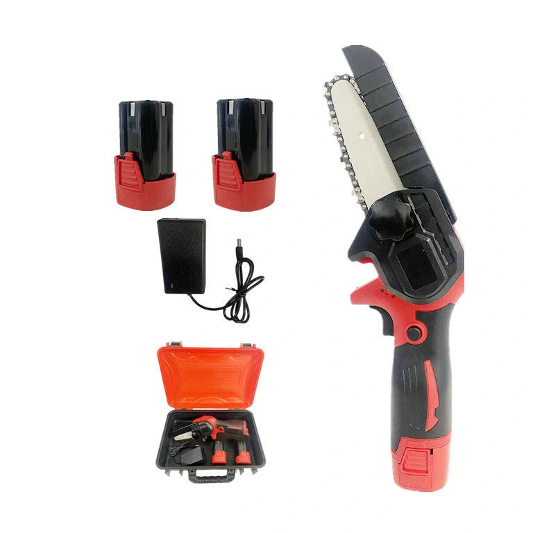 Single Hand Cordless Household Power Saw Woodworking Saw Electric Lithium Chainsaw Chain Saw