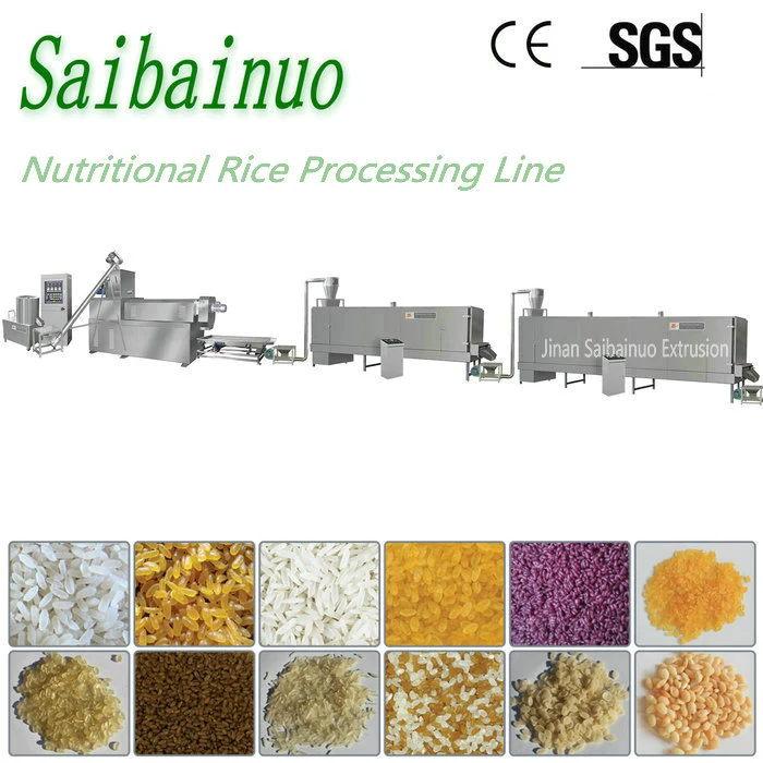 Automatic Nutritional Fortified Rice Machine Artificial Rice Processing Line