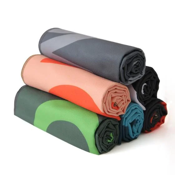 Custom Printed Logo Microfiber Gym Towel for Sport Double Sided Fleece Quick Drying Sweat Absorption Golf Sport Towel