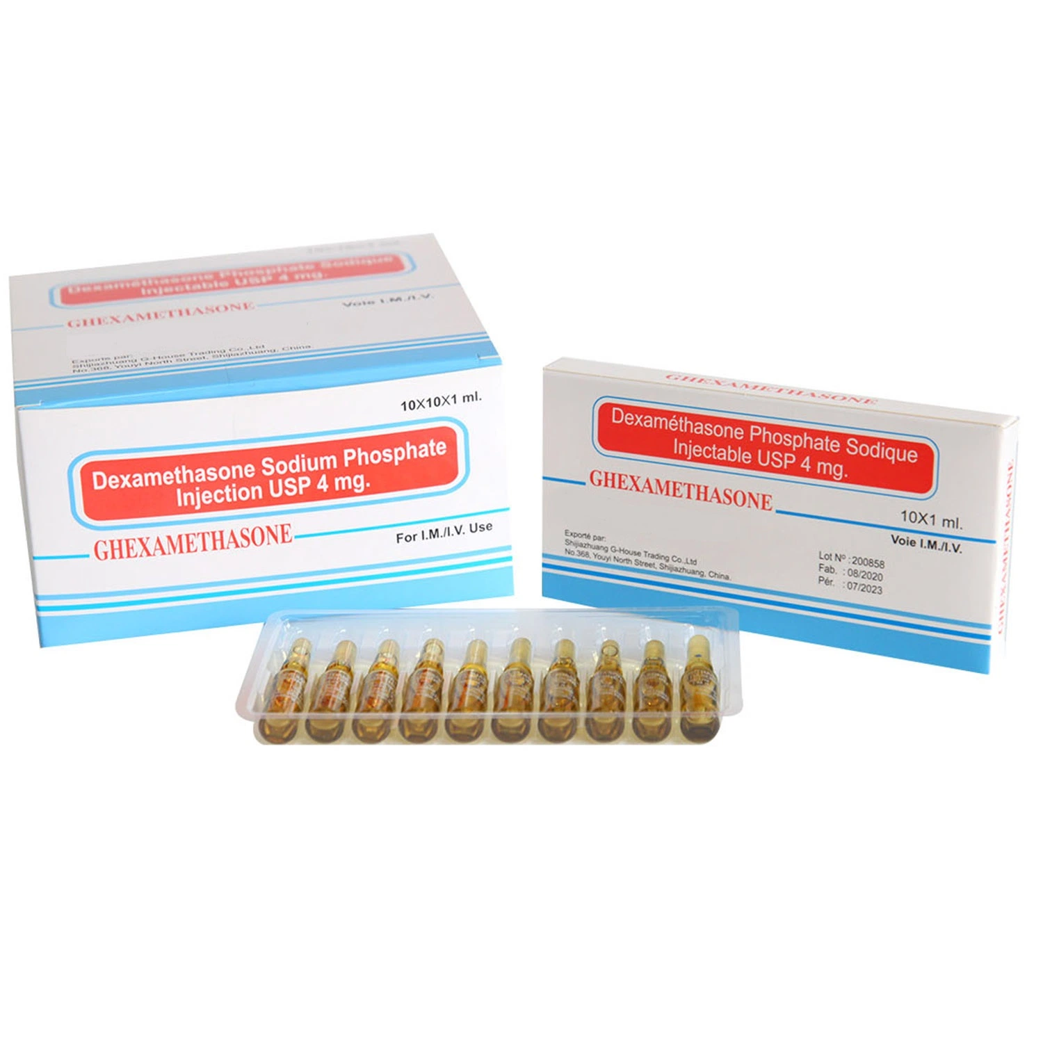 Dexametason Sodio Fosfato inyectable 4mg/1ml