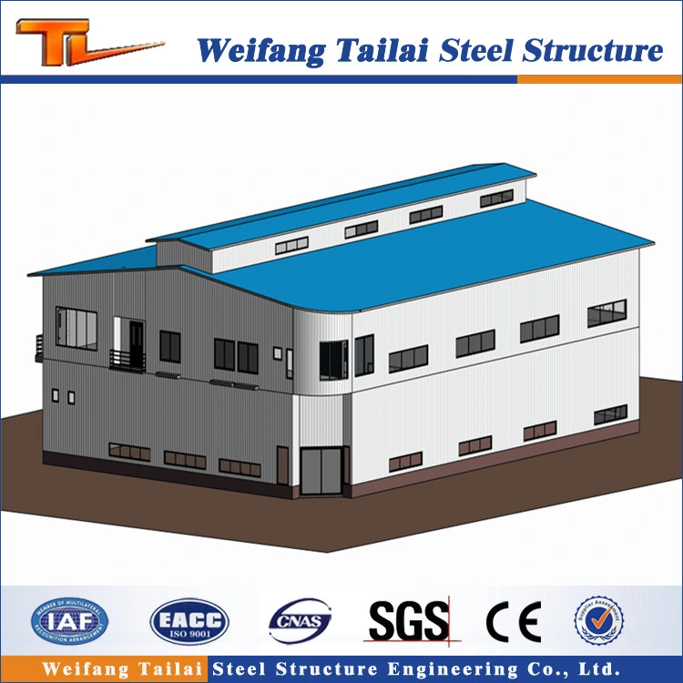 Steel Frame Construction Building Factory Design in Ecuador Prefabricated Warehouse