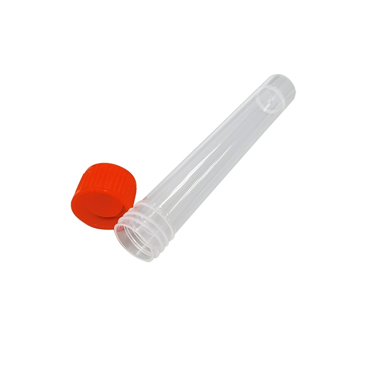 10ml Conica rojo de plástico de la parte inferior del tubo de ensayo para el uso de laboratorio