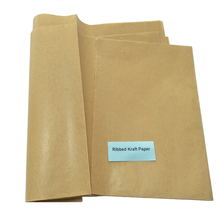 Factory Wholesale Ribbed Kraft Paper Packing Paper