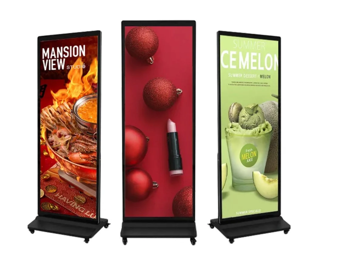 Indoor Android LCD Capacitive Touch HD Screen Standing Display Advertising Screen Smart Digital Signage and Displays