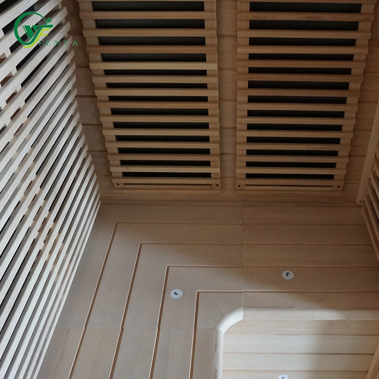 Maison en bois massif d'utilisation Sauna Infrarouge à spectre complet portable