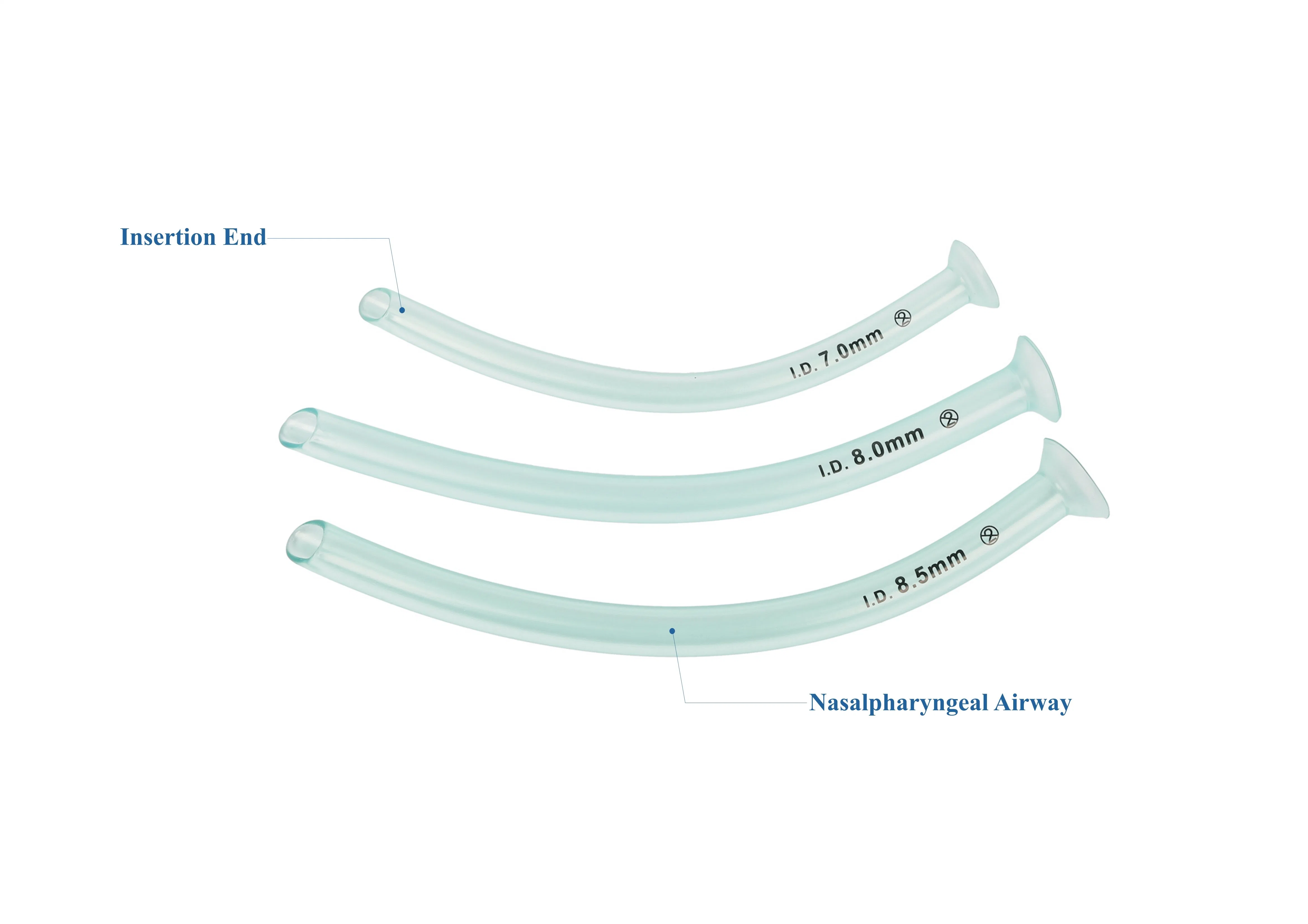 Medical Supplier Disposable Nasopharyngeal Airway Rounded Beveled Tip